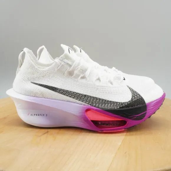 Nike Air Zoom Alphafly NEXT% 3 Women's Size 9 Shoes White Vivid Grape NEW