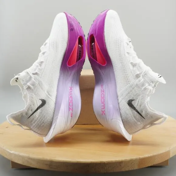 Nike Air Zoom Alphafly NEXT% 3 Women's Size 9 Shoes White Vivid Grape NEW