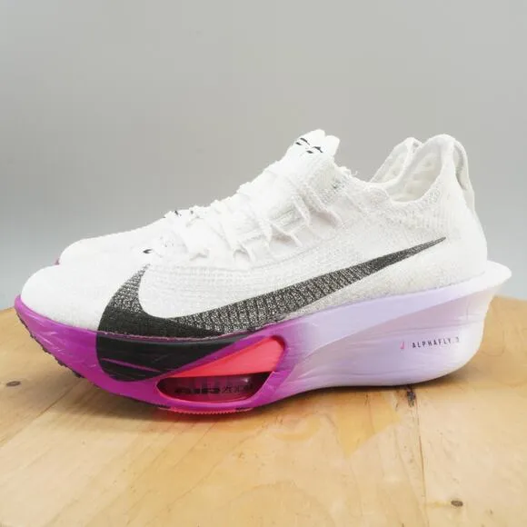 Nike Air Zoom Alphafly NEXT% 3 Women's Size 9 Shoes White Vivid Grape NEW