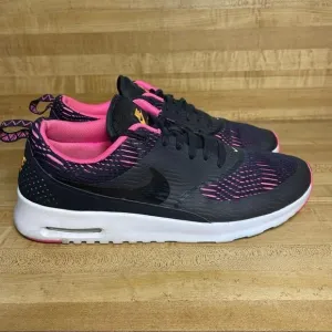 Nike Air Max Thea EM Running Training Black Pink Casual Shoes Womens Size 11