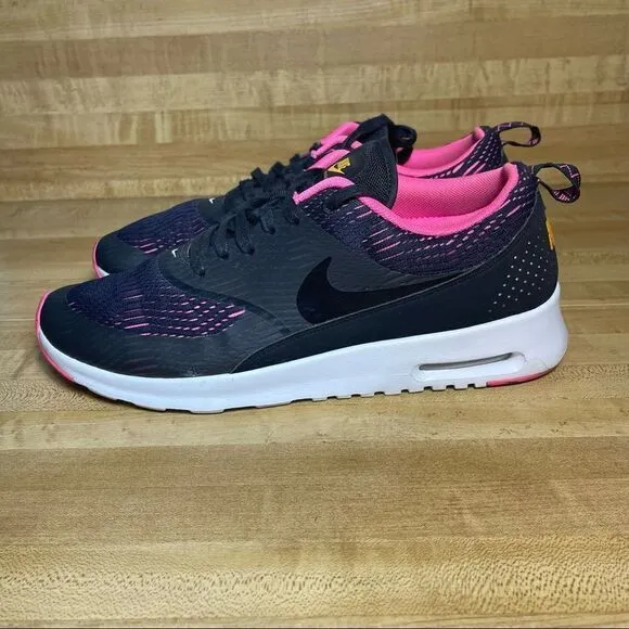 Nike Air Max Thea EM Running Training Black Pink Casual Shoes Womens Size 11