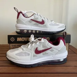 Nike Air Max Genome(GS) White Dark Beetroot Women 6.5/Big Kid 5Y(CZ4652-105)