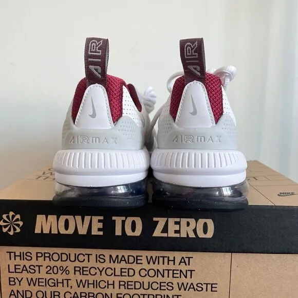 Nike Air Max Genome(GS) White Dark Beetroot Women 6.5/Big Kid 5Y(CZ4652-105)