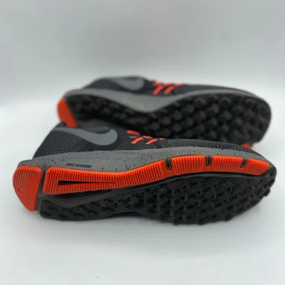 Nike Black and Orange Athletic Shoes Men’s Run Swift SE 7.5