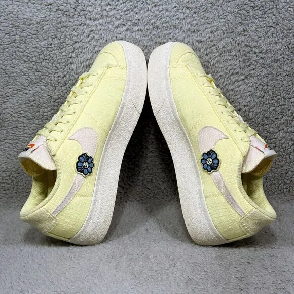Nike Blazer Low Platform SE NN Womens Size 9 Sneakers Shoes Citron Tint Yellow