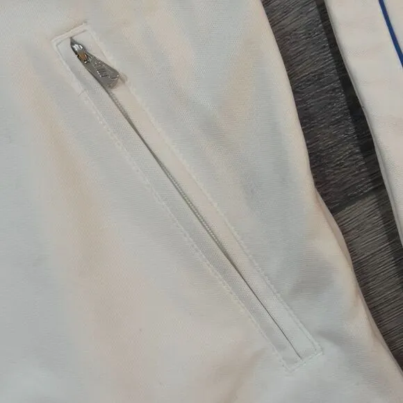 Nike CBF Brasil Futbol Soccer Club Full Zip Track Jacket White Blue Men's Large