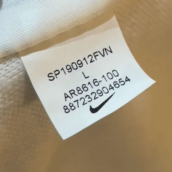 Nike CBF Brasil Futbol Soccer Club Full Zip Track Jacket White Blue Men's Large