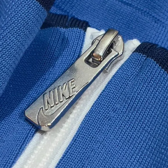Nike CBF Brasil Futbol Soccer Club Full Zip Track Jacket White Blue Men's Large