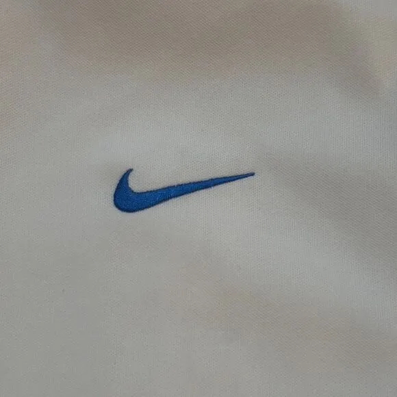 Nike CBF Brasil Futbol Soccer Club Full Zip Track Jacket White Blue Men's Large