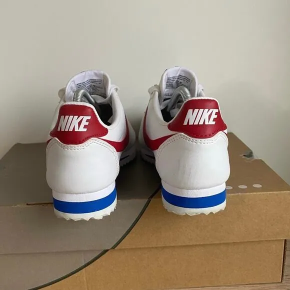 Nike Cortez Forrest Gump Red White Blue Women Running Shoes 807471-103 - SZ 7.5