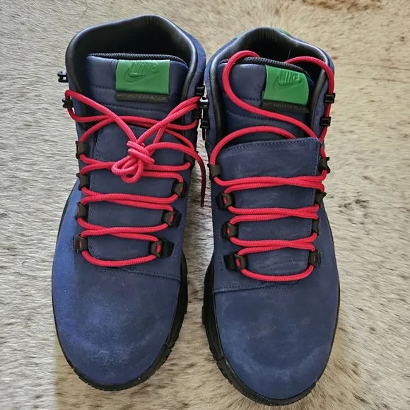 Nike Cygnal Men's Waterproof Suede Hiking Shoes Boots Navy Size 11.5 NEW