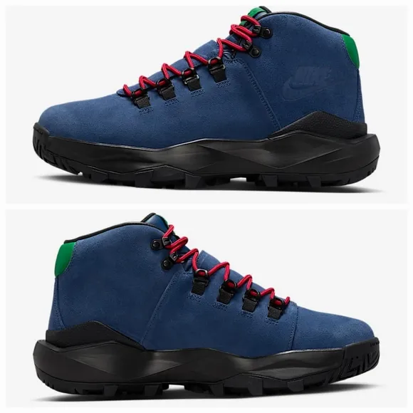 Nike Cygnal Men's Waterproof Suede Hiking Shoes Boots Navy Size 11.5 NEW