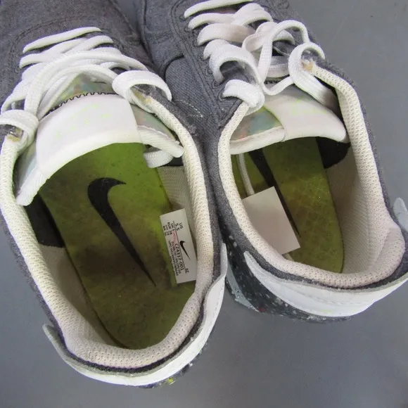 Nike Daybreak Type Recycled Canvas Trail Running Shoes Girls Size 5.5 Sneakers