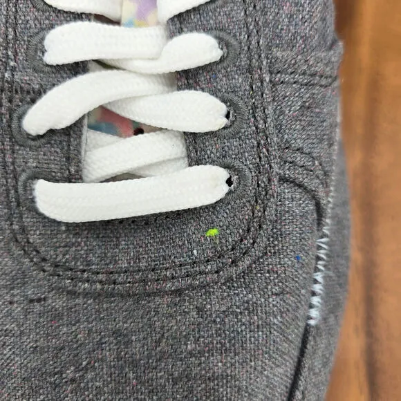 Nike Daybreak Type Shoes Men's 8 Gray Recycled Canvas Low Top Athletic Sneakers