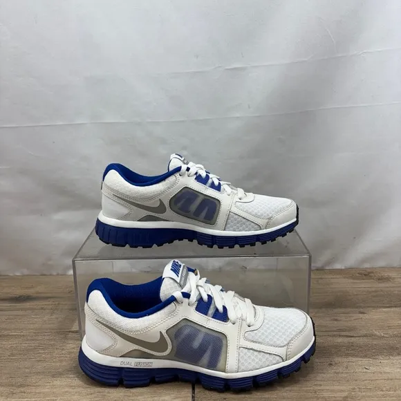 Nike Dual Fusion ST2 Women's Blue White Shoes Sneakers 454240-102 Size 7.5