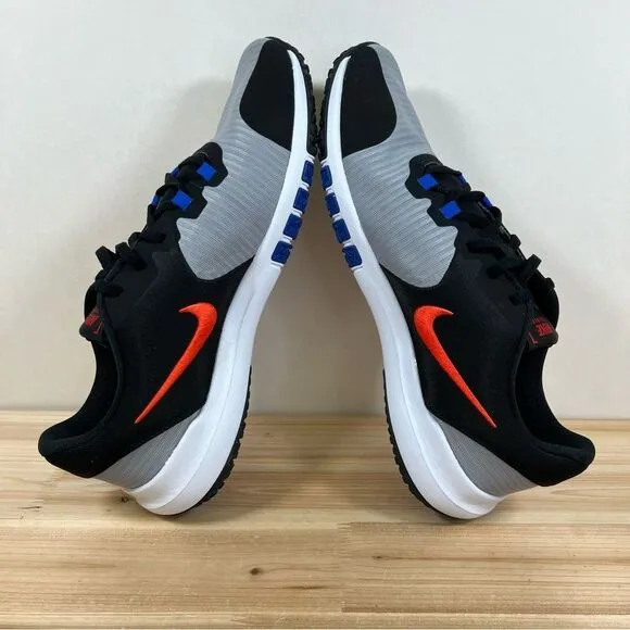 Nike Flex Control TR4 training gym Shoes Men’s 11.5 Wolf grey orange black NEW