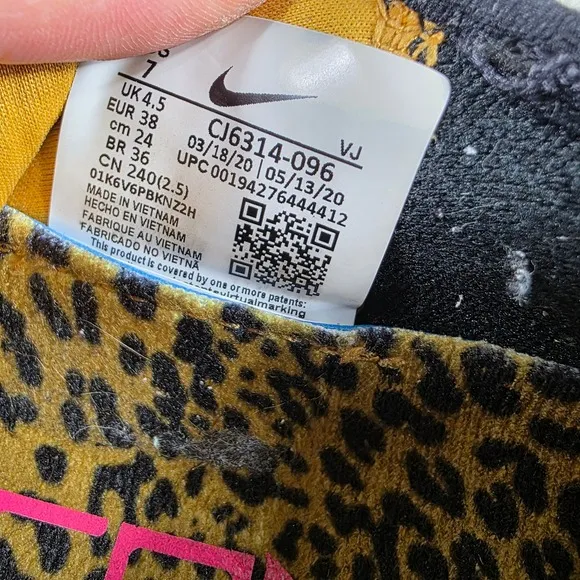 Nike Free Metcon 3 Leopard Print Training Shoes Hot Pink Accents Womens 7