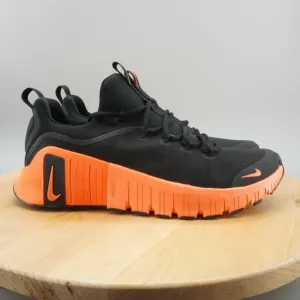 Nike Free Metcon 6 Mens Size 13 Shoes Black Orange Athletic Training Sneakers