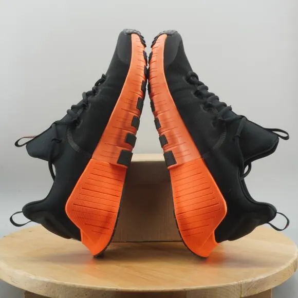 Nike Free Metcon 6 Mens Size 13 Shoes Black Orange Athletic Training Sneakers