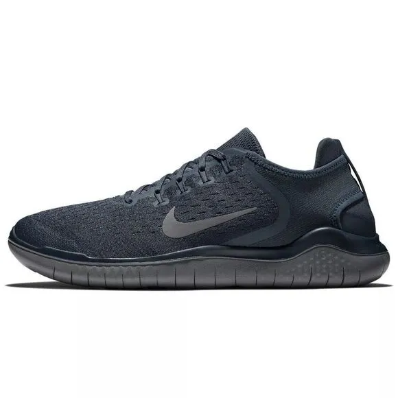 Nike Free RN 2018 Thunder Blue Gunsmoke 942836-401 Running Shoes Men's Sz 10
