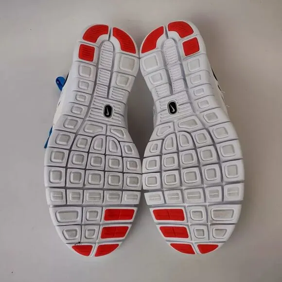 Nike Free Run 2 White Photo Blue Red Black Sneakers Shoes DX1794-100 Men's 9.5