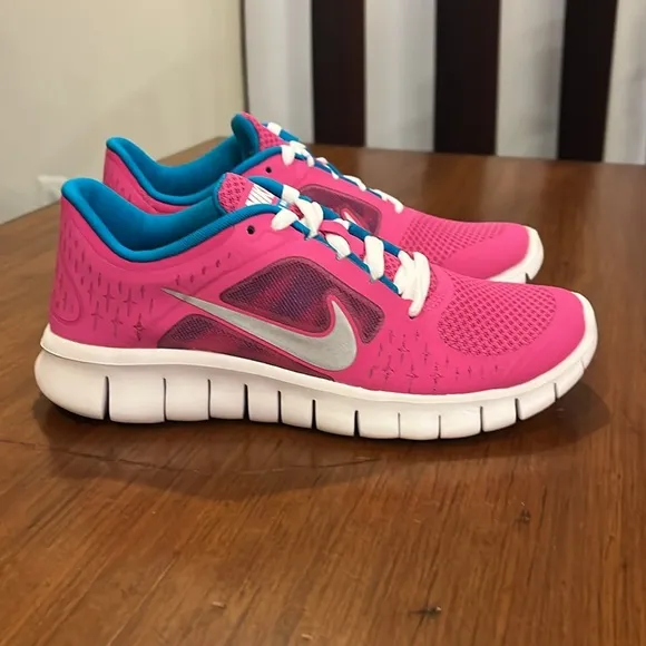 Nike Free Run 3 (GS) shoes sneakers new 512098 602 Girls Youth Size 3.5 Y