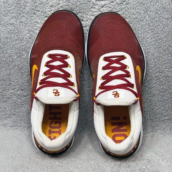 Nike Free Trainer V7 USC Trojans Mens Size 9 Training Shoes Sneakers Crimson Red