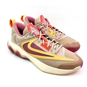 Nike Giannis Immortality 3 Mens Size 10 Fossil Stone Gold Berry Basketball Shoes