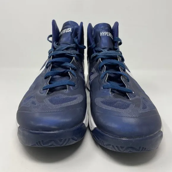 NIKE Hyperfuse TB Basketball Shoes 525021-401 Blue/White
