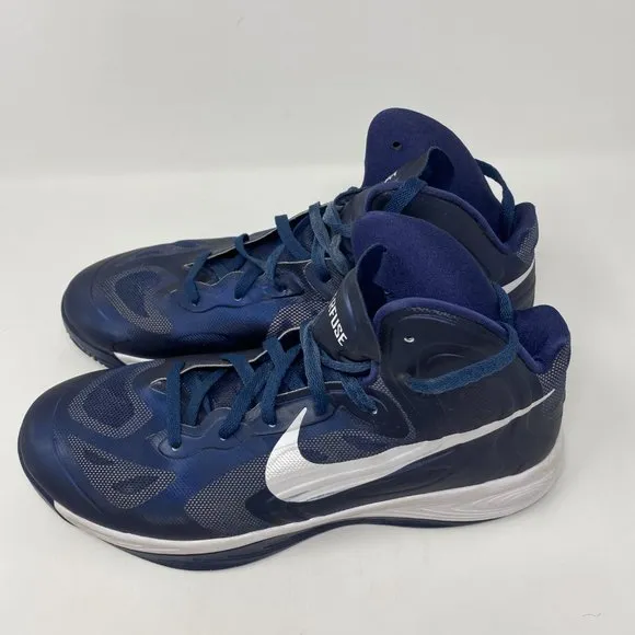 NIKE Hyperfuse TB Basketball Shoes 525021-401 Blue/White