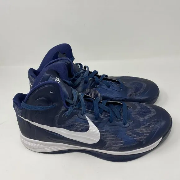 NIKE Hyperfuse TB Basketball Shoes 525021-401 Blue/White