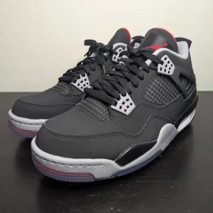 Nike Jordan 4 Golf Bred Sneakers Shoes CU9981-002 Mens Sizes Black New