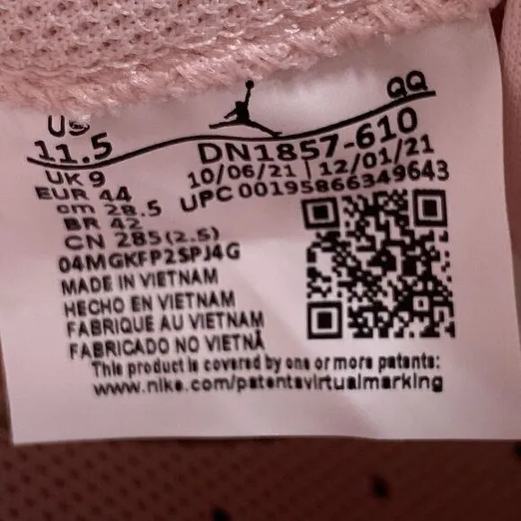 Nike Jordan Series ES Women’s Size 11.5 Atmosphere Sail White Shoes DN1857-610