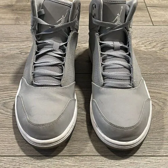 Nike Jordan 1 Flight 5 Premium Mens Shoes Grey White 881434-003 Size: 10.5