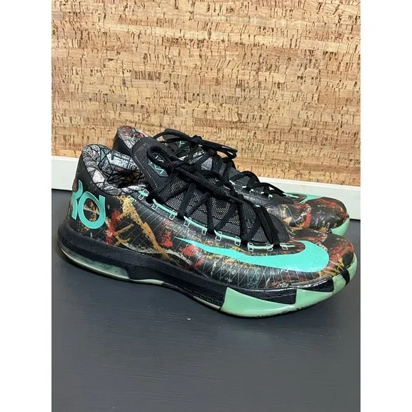 Nike KD 6 Gumbo ASG All-Star Game DS Size 10.5 Black Green Glow Kevin Durant