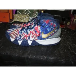 Nike Kybrid S2 Kyrie Irving What the USA Sneakers CQ9323 400 Tie Dye Shoes Sz 13