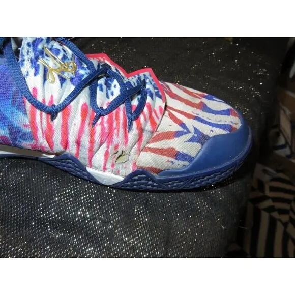Nike Kybrid S2 Kyrie Irving What the USA Sneakers CQ9323 400 Tie Dye Shoes Sz 13