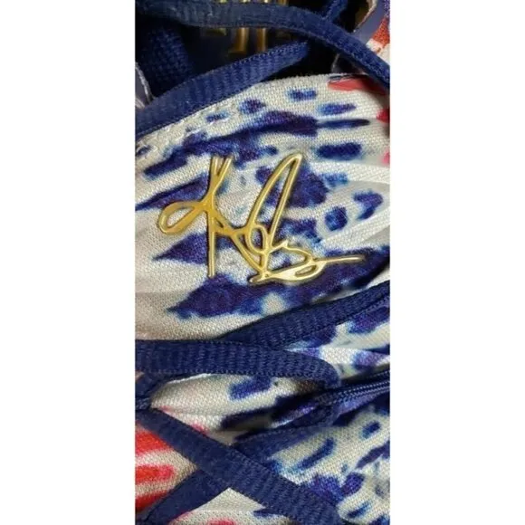 Nike Kybrid S2 Kyrie Irving What the USA Sneakers CQ9323 400 Tie Dye Shoes Sz 13