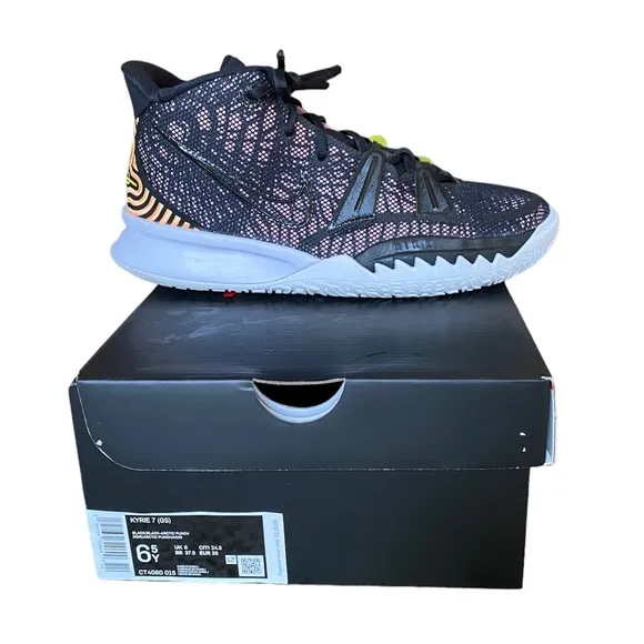 Nike Kyrie 7 (GS) Artic Punch Basketball Shoes | Youth 6.5