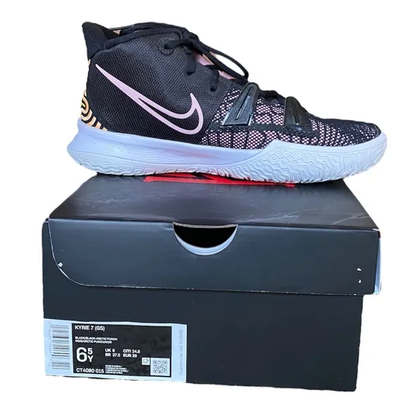 Nike Kyrie 7 (GS) Artic Punch Basketball Shoes | Youth 6.5