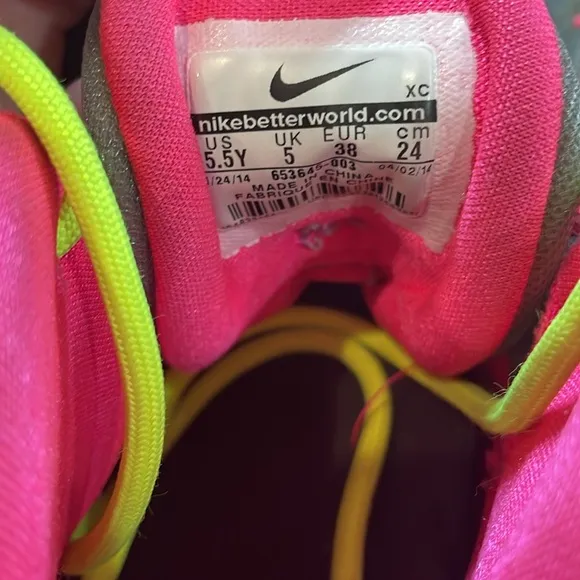 Nike LeBron Soldier 8 PS 'Magnet Grey Volt' Sneakers/Shoes. Size 5.5Y.
