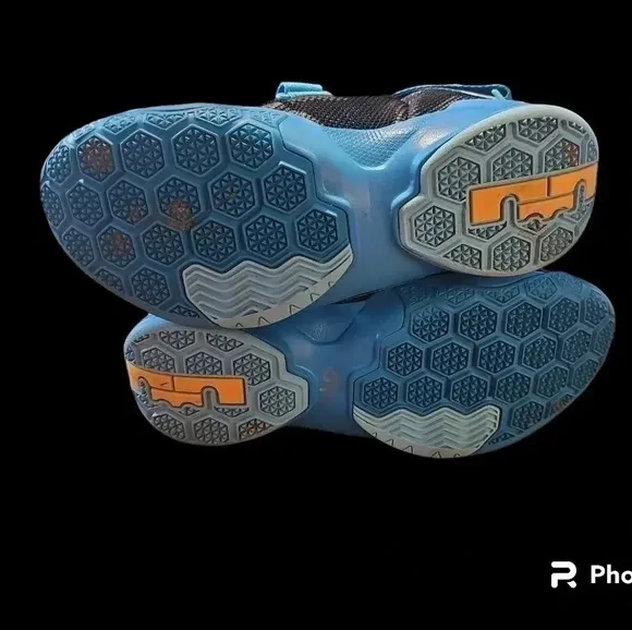 Nike LeBron Soldier IX Kids Sneakers/Shoes - Size 7Y - Blue/Black