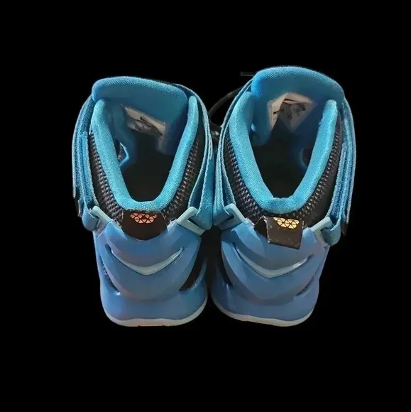 Nike LeBron Soldier IX Kids Sneakers/Shoes - Size 7Y - Blue/Black