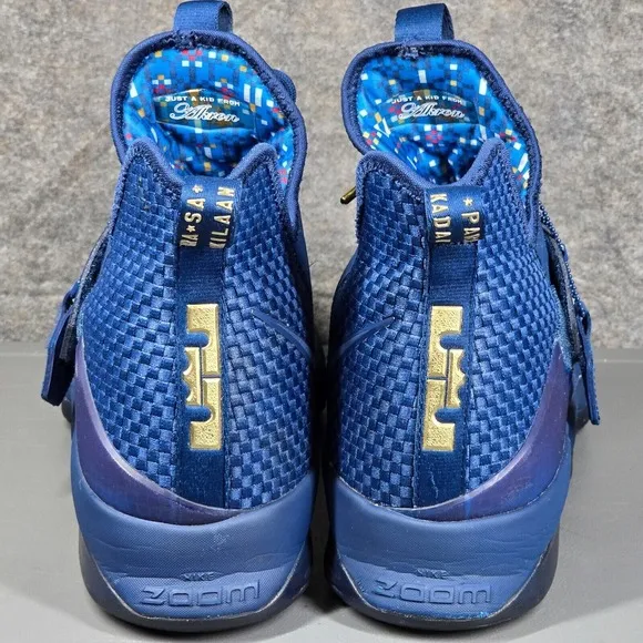 Nike Lebron XIV‎ 14 Limited Agimat Men's 13 Basketball Sneakers Navy Blue