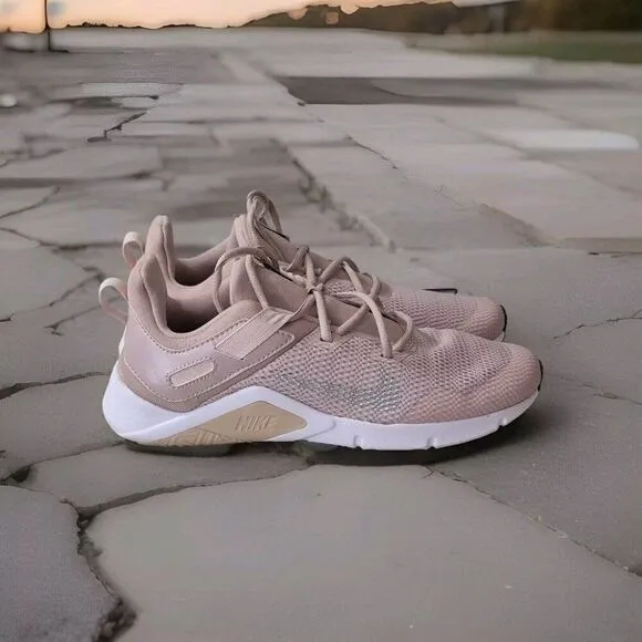 Nike Legend Essential Stone Mauve/White/B-Rose Women's Training Shoes-Sz 10