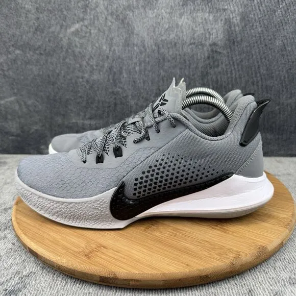 Nike Mamba Fury Shoes Mens Size 8.5 Gray Basketball Hoops Training Kobe Sneakers