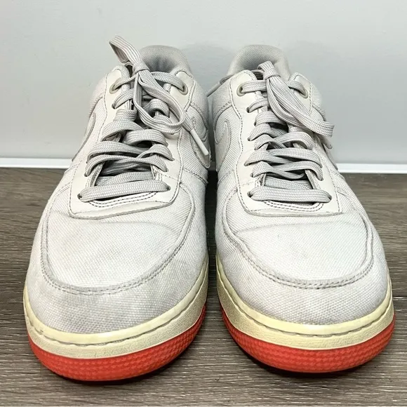 Nike Mens Air Force 1 07 Canvas Low Top Sneakers Shoes Sz 11.5