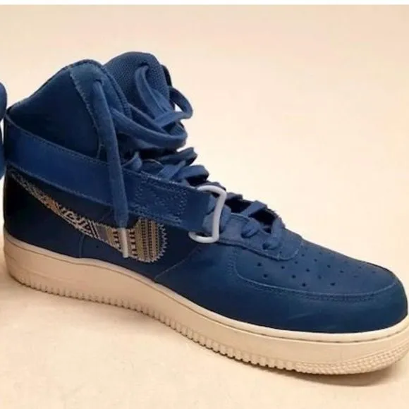 Nike - Men's Air Force 1 High '07 LV8 'Industrial Blue' Size 10