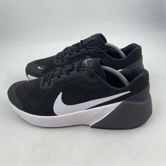 Nike Men’s Air Zoom TR1 Black White Low Top Lace Up Training Shoes - Size 9