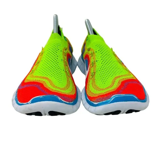 Nike Mens‎ Free 5.0 Flyknit Rainbow Shoes 615805-316